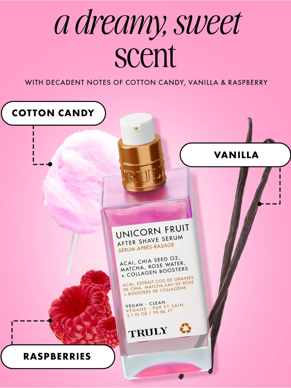NEW Truly Unicorn Fruit After Shave Serum